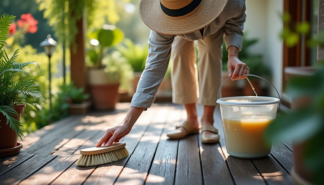 découvrez des astuces de grand-mère simples et efficaces pour entretenir votre terrasse en bois. prolongez sa durée de vie et conservez son éclat naturel grâce à des conseils pratiques et écologiques.