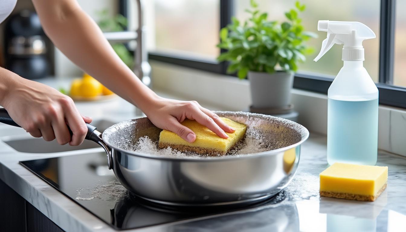 découvrez 5 astuces efficaces pour nettoyer vos casseroles en inox et leur redonner tout leur éclat. des conseils simples et pratiques pour un entretien facile et une cuisine toujours impeccable.
