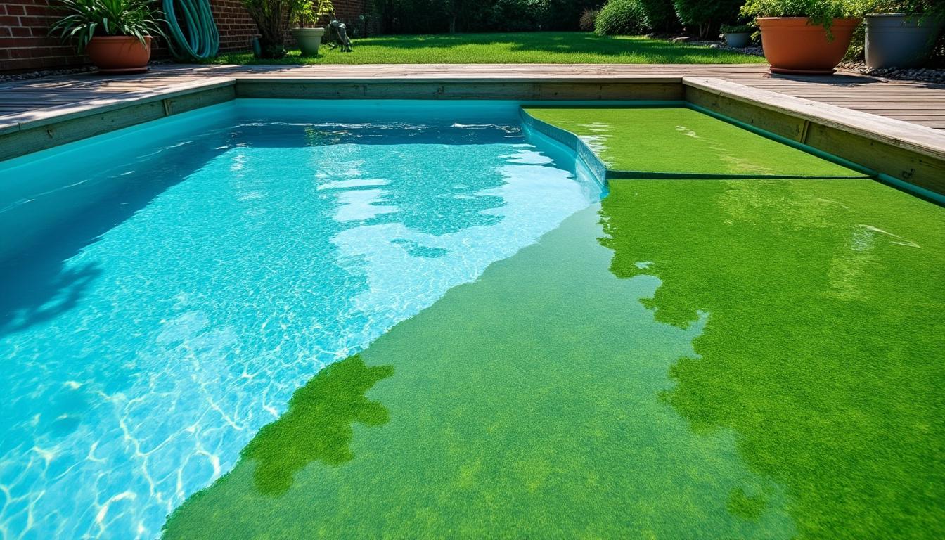 découvrez comment traiter efficacement l'eau verte de votre piscine avec un traitement choc et adoptez les meilleures pratiques d'entretien préventif pour garder une eau claire et saine tout l'été.