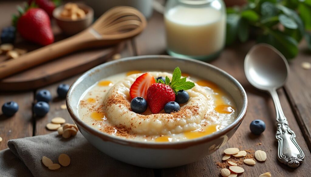découvrez la recette réconfortante de la semoule au lait, revisité par notre grand-mère. alliant tradition et modernité, cette douceur crémeuse aux saveurs délicates ravira vos papilles et celles de vos proches. parfaite pour les desserts en famille, suivez nos étapes simples pour redécouvrir ce classique de la cuisine française.